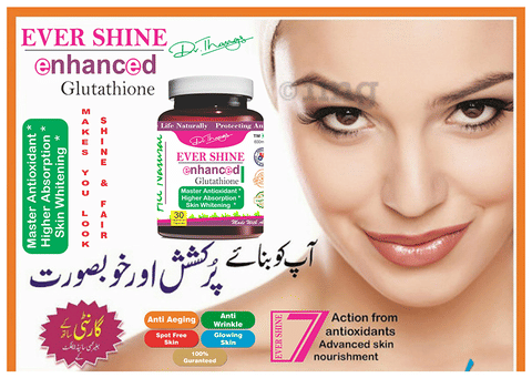 Dr. Thangs Evershine Enhanced L-Glutathione Capsule: Buy bottle of 30.0  capsules at 𝗯𝗲𝘀𝘁 𝗽𝗿𝗶𝗰𝗲 in India