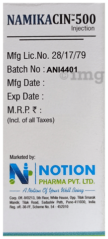 Namikacin 500 Injection