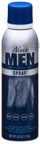 Nair Men Hair Remover Spray Buy bottle of 170.0 gm Spray at best