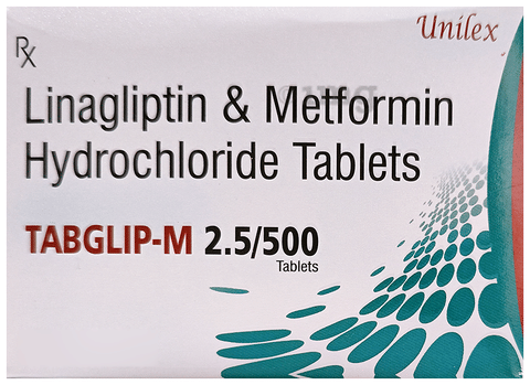 Tabglip-M 2.5/500 Tablet image Tabglip-M 2.5/500 Tablet image