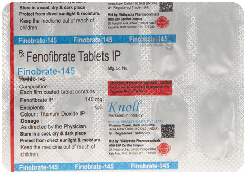 Finobrate 145mg Tablet image