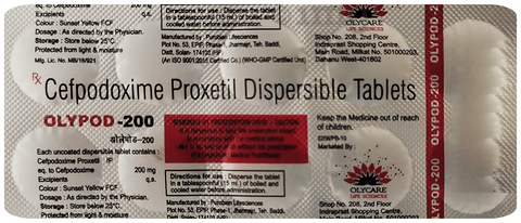 Olypod 200mg Tablet DT image