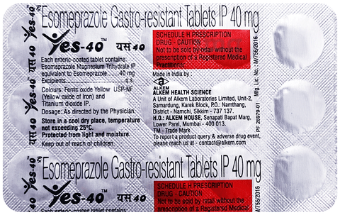 Yes 40 Tablet image Yes 40 Tablet image