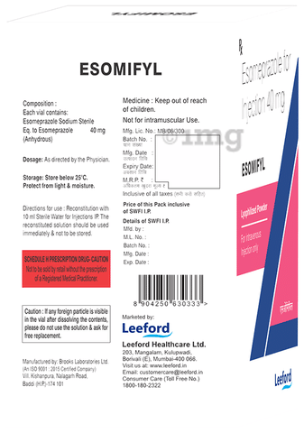 Esomifyl Lyophilized Powder image Esomifyl Lyophilized Powder image