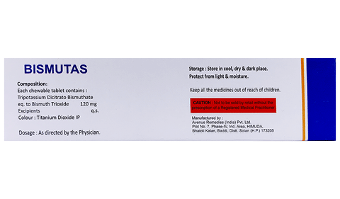 Bismutas Chewable Tablet image