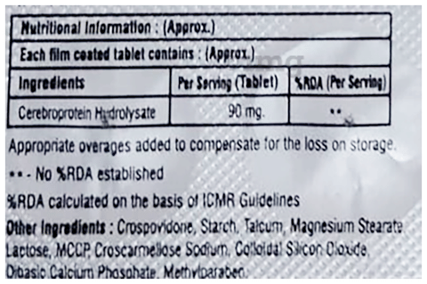 Cerifast Tablet image