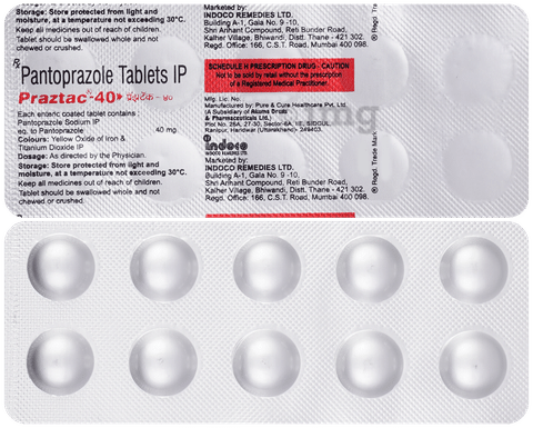 Praztac 40mg Tablet