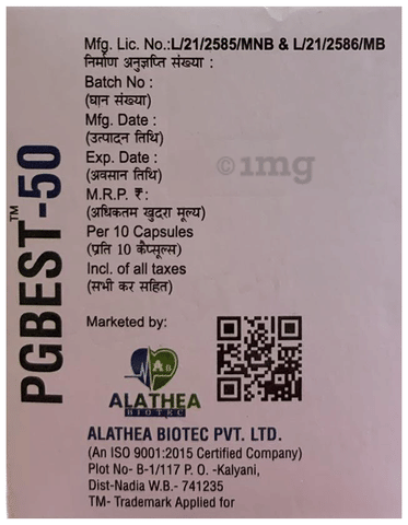 Pgbest 50 Capsule image