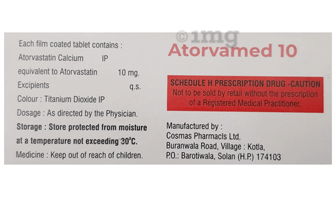 Atorvamed 10 Tablet image Atorvamed 10 Tablet image