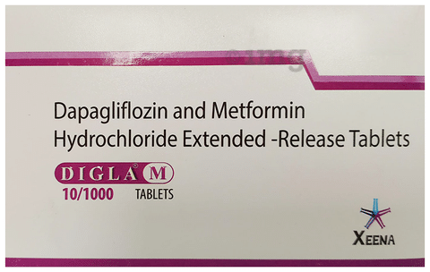 Digla M 10/1000 Tablet ER