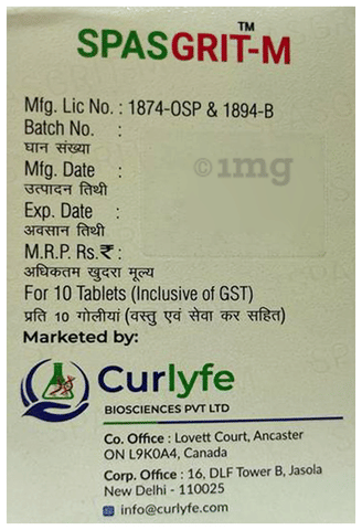 Spasgrit-M Tablet image
