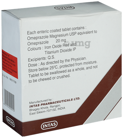 Ometab 20mg Tablet DR image