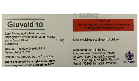 Gluvoid 10 Tablet image