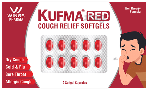 Kufma Red Cough Relief Softgels