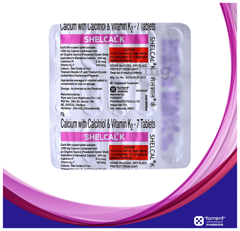 Shelcal K Tablet image