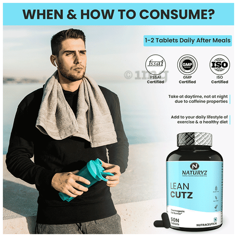 Naturyz Lean Cutz Thermogenic Fat Burner Weight loss tablets for