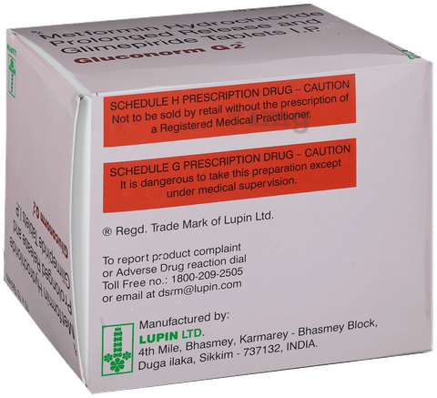 Gluconorm G2 Tablet PR image