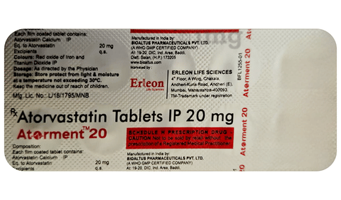 Atorment 20 Tablet image Atorment 20 Tablet image