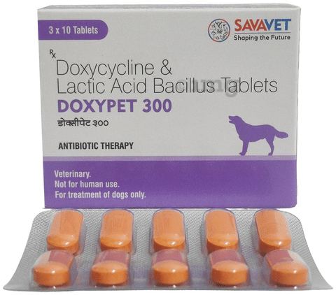 Doxypet 300 (Doxycycline) Pet Tablet image Doxypet 300 (Doxycycline) Pet Tablet image