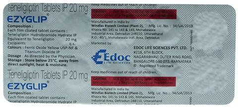 Ezyglip 20mg Tablet image