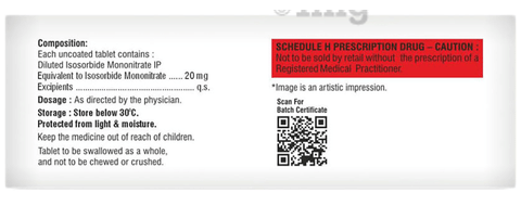 Monocardia 20 Tablet image Monocardia 20 Tablet image