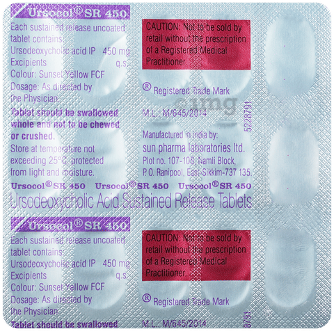Ursocol SR 450 Tablet image