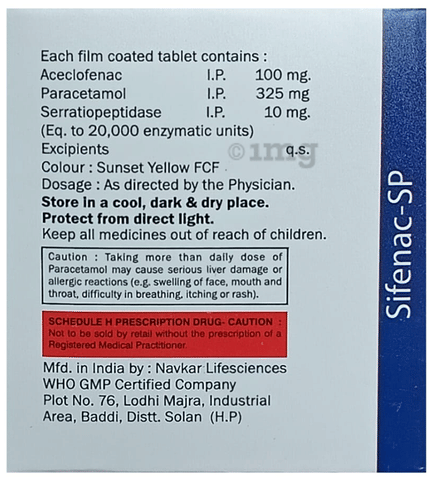 Sifenac-SP Tablet image Sifenac-SP Tablet image