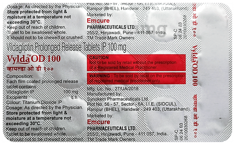 Vylda OD 100 Tablet image Vylda OD 100 Tablet image