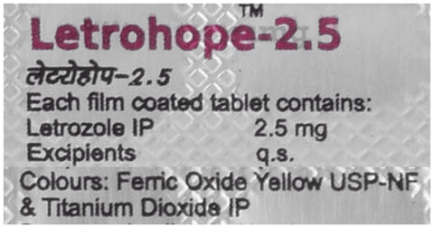 Letrohope 2.5 Tablet image