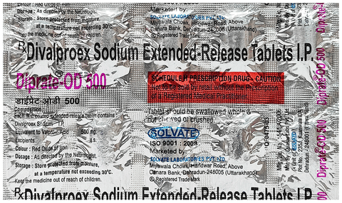 Diprate-OD 500 Tablet ER image Diprate-OD 500 Tablet ER image