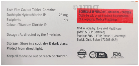 Dothicx 25 Tablet image