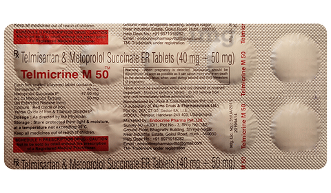 Telmicrine M 50 Tablet ER image Telmicrine M 50 Tablet ER image