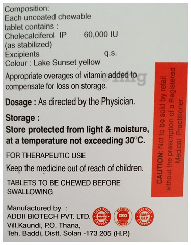 Cutem-D3 Chewable Tablet image Cutem-D3 Chewable Tablet image