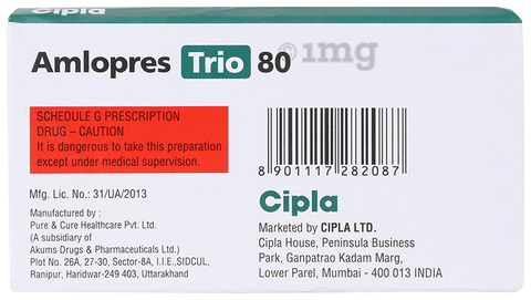Amlopres Trio 80 Tablet