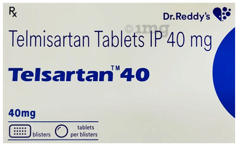 Telsartan 40mg Tablet image Telsartan 40mg Tablet image