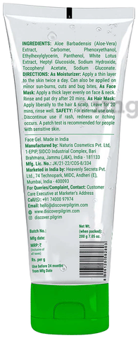 Pilgrim Secrets of Jeju Island 99% Aloe Vera Gel: Buy tube of 200.0 gm Gel  at best price in India | 1mg