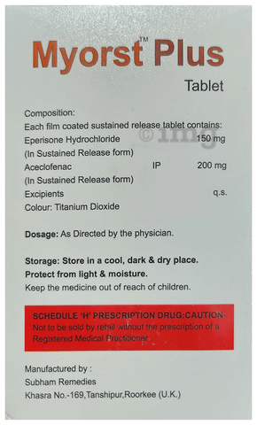 Myorst Plus Tablet SR image