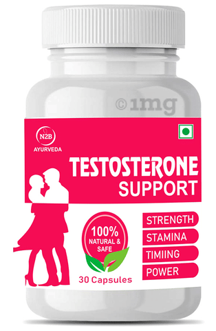 N2B Ayurveda Testosterone Support Capsule: Buy bottle of 30.0 capsules at  best price in India | 1mg