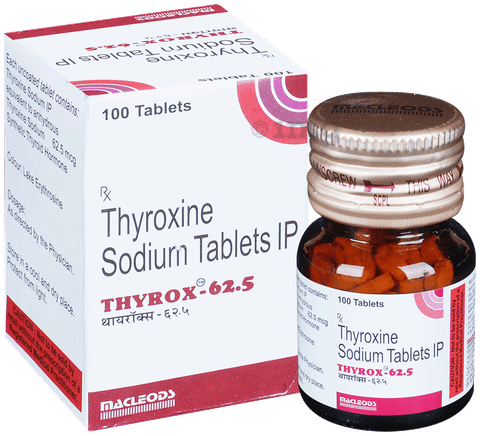 Thyrox 62.5mcg Tablet image