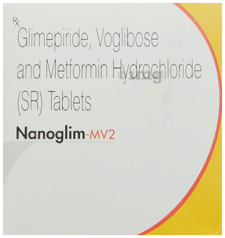 Nanoglim-MV2 Tablet SR image Nanoglim-MV2 Tablet SR image