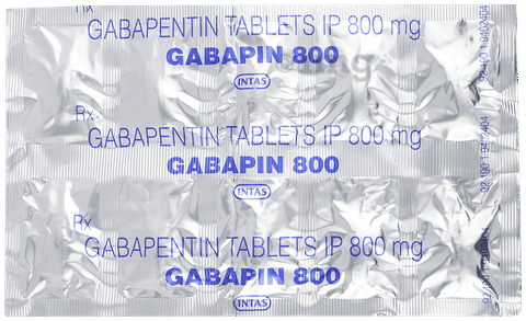 Gabapin 800mg Tablet image Gabapin 800mg Tablet image