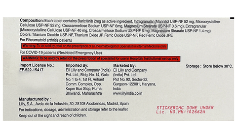 Olumiant 2mg Tablet image Olumiant 2mg Tablet image