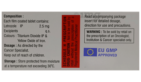 Letrosym 2.5 Tablet image Letrosym 2.5 Tablet image