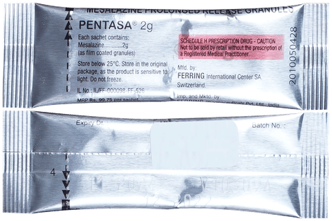 Pentasa 2gm Prolonged Release Granules image