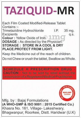 Taziquid-MR Tablet image Taziquid-MR Tablet image
