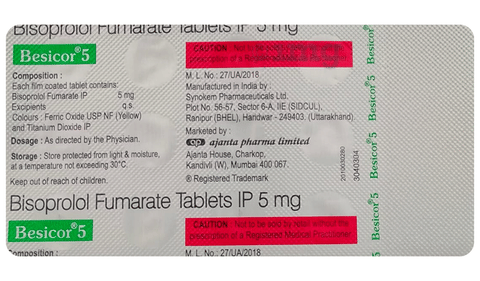 Besicor 5 Tablet image Besicor 5 Tablet image