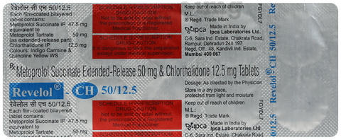 Revelol-CH 50mg/12.5mg Tablet ER