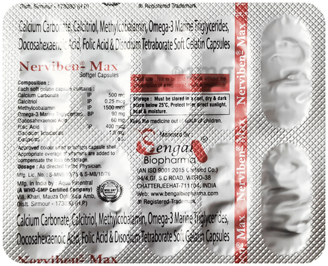 Nerviben-Max Softgel Capsule image Nerviben-Max Softgel Capsule image