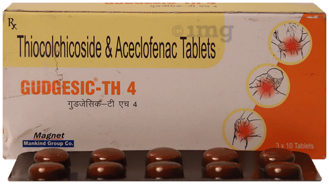 Gudgesic TH 100mg/4mg Tablet