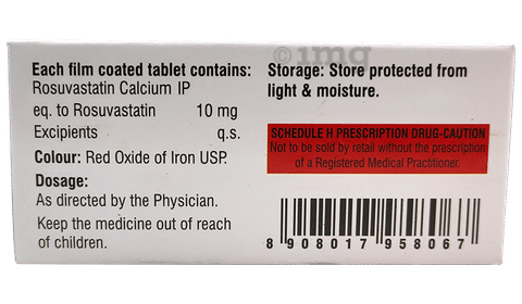Rosuvit 10 Tablet image